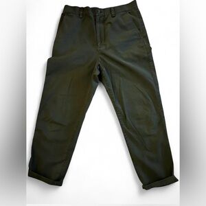 COS Cotton Olive Pants